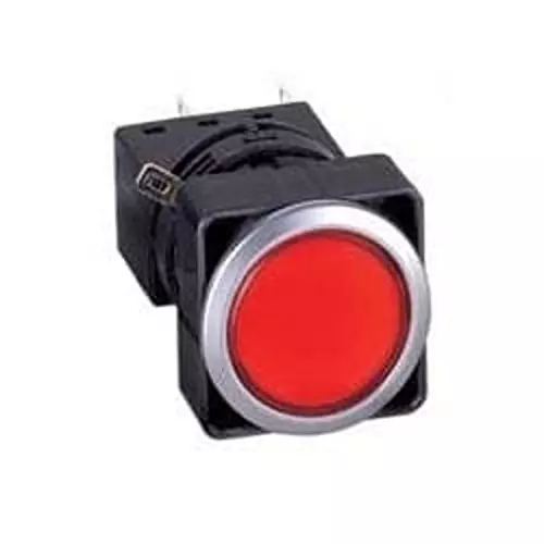 IDEC Pilot Light Panel Mount Quick Connect Amber, LW7P-14MA