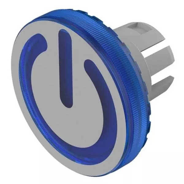 EAO Indicator Lens PCB Mount Bezel Blue, 84-7111.603