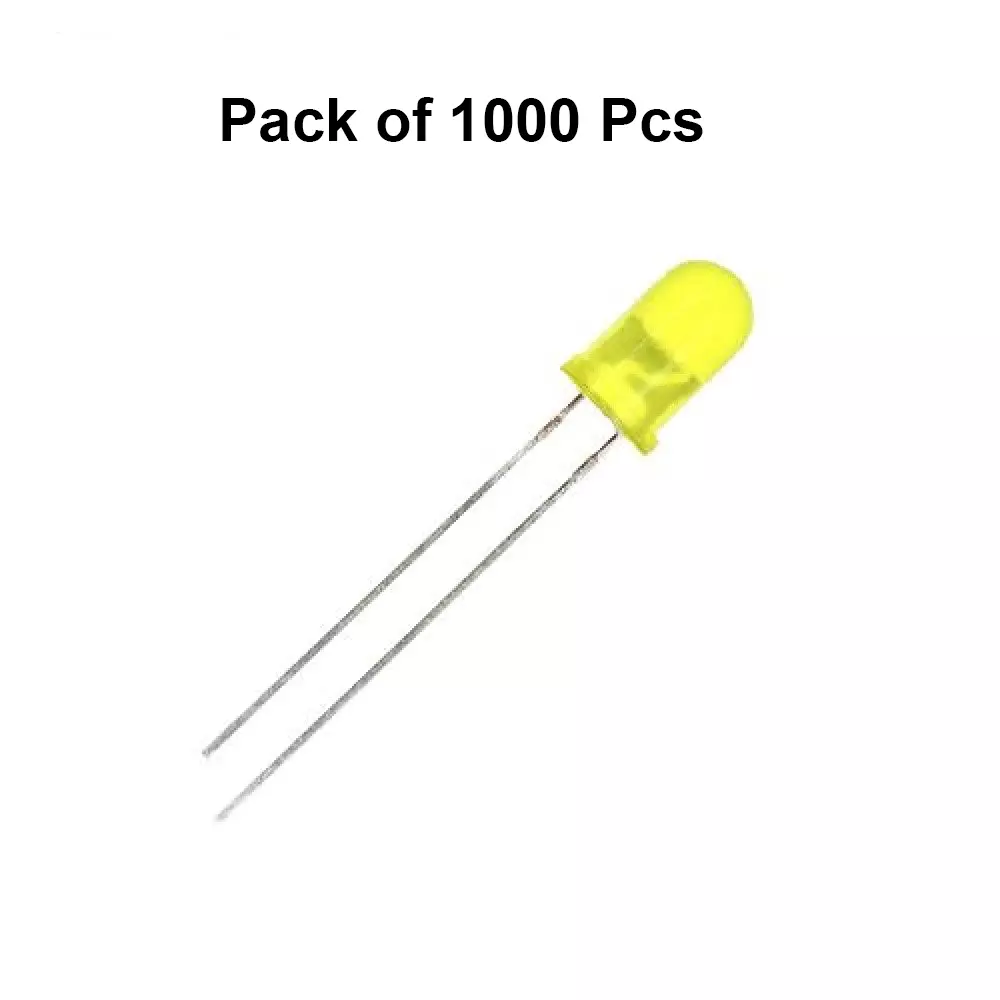 invento-diffused-led-light-yellow-5-mm-round-head-shape-dc-3-v-voltage-isc-1376-6-pack-of-1000-pcs