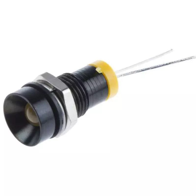 RS PRO LED Indicator Light 20 mA Rated Current Yellow, 212-137