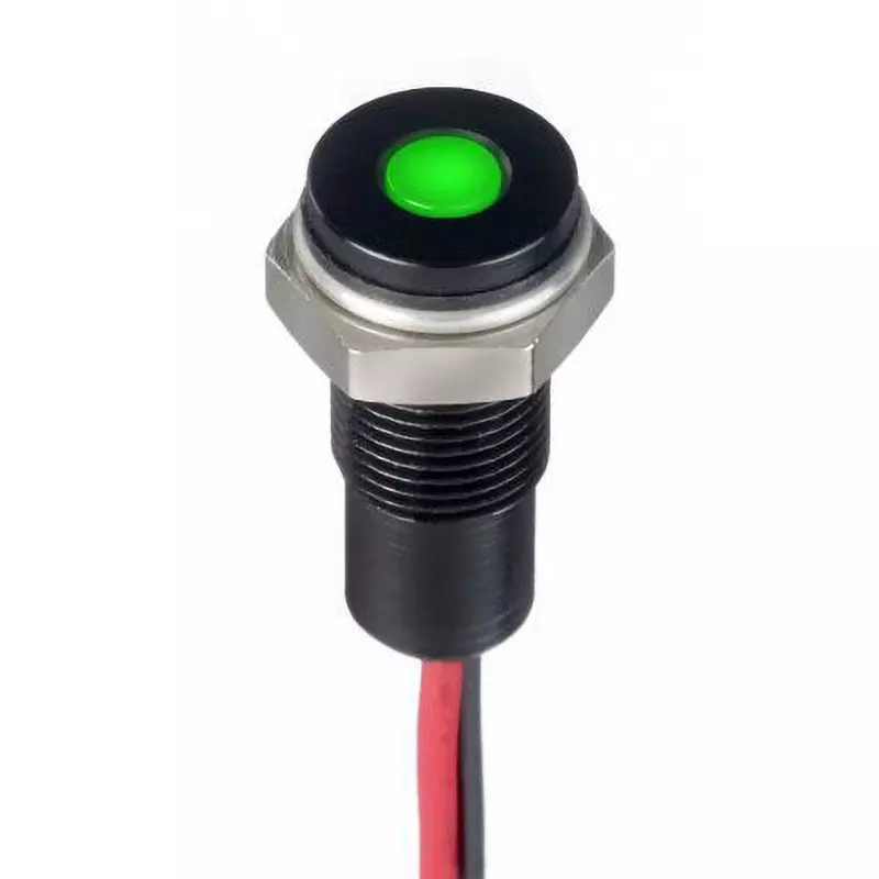 RS PRO LED Indicator Light 20 mA Rated Current Green, 171-3816