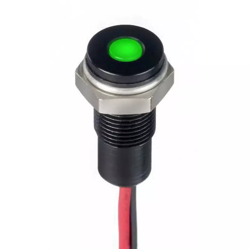 RS PRO LED Indicator Light 20 mA Rated Current Green, 171-3823