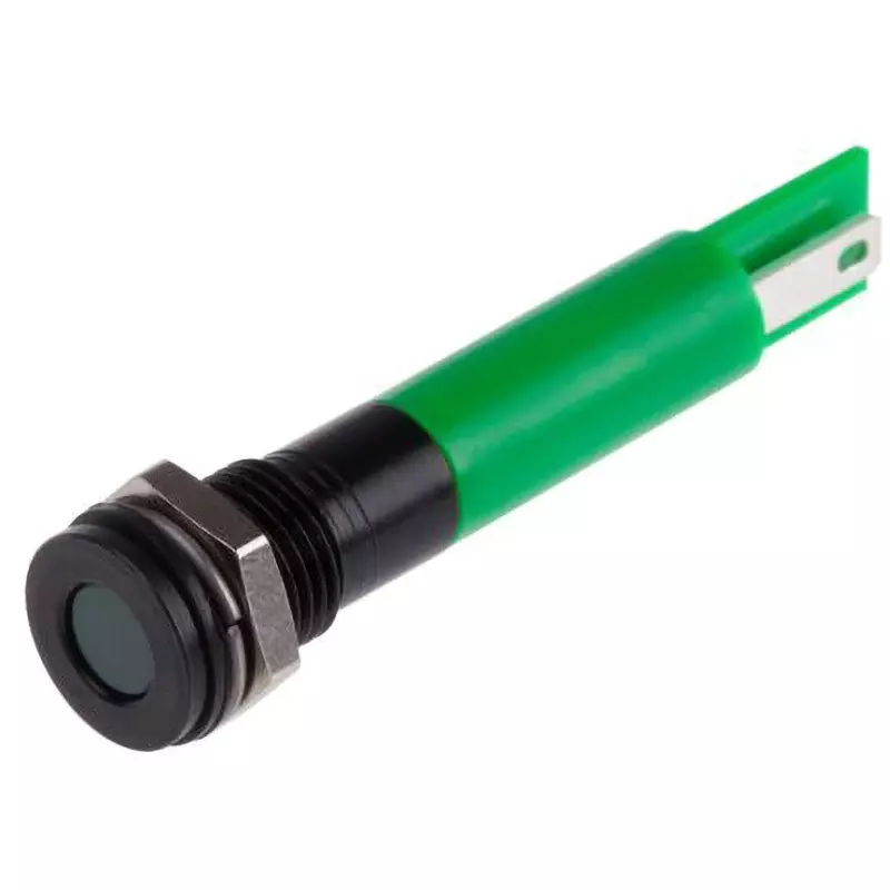 RS PRO LED Indicator Light 20 mA Rated Current Green, 700-1750
