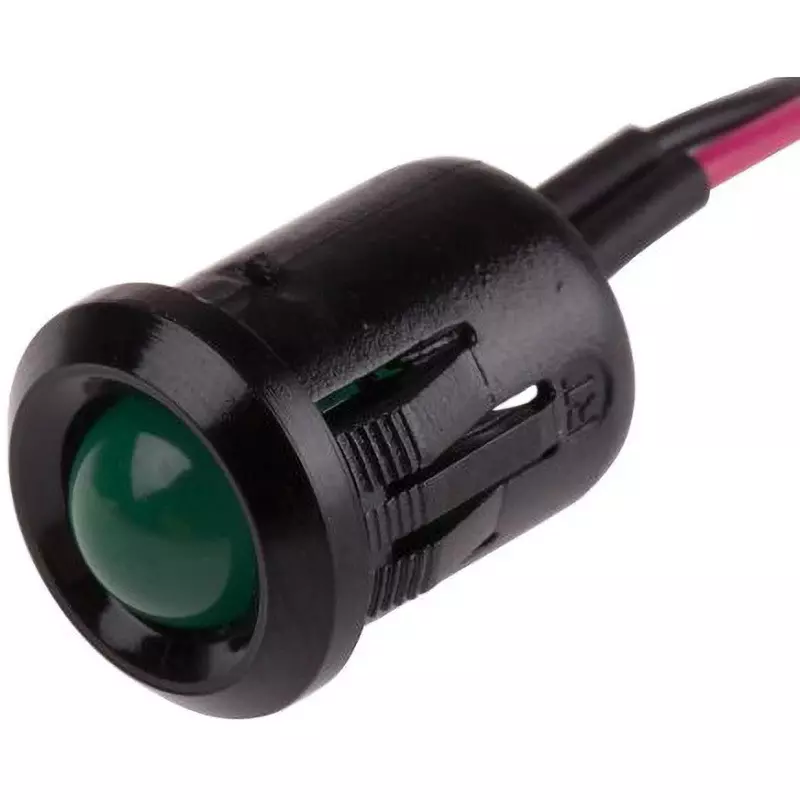 RS PRO LED Indicator Light 20 mA Rated Current Green, 206-514
