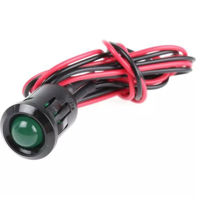 RS PRO LED Indicator Light 20 mA Rated Current Green, 208-920