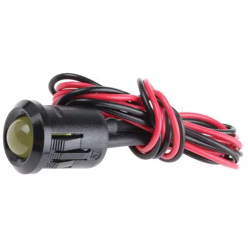 RS PRO LED Indicator Light 20 mA Rated Current Yellow, 209-153
