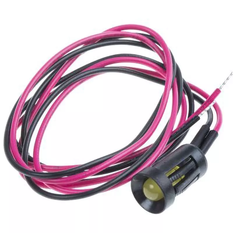 RS PRO LED Indicator Light 20 mA Rated Current Yellow, 204-108