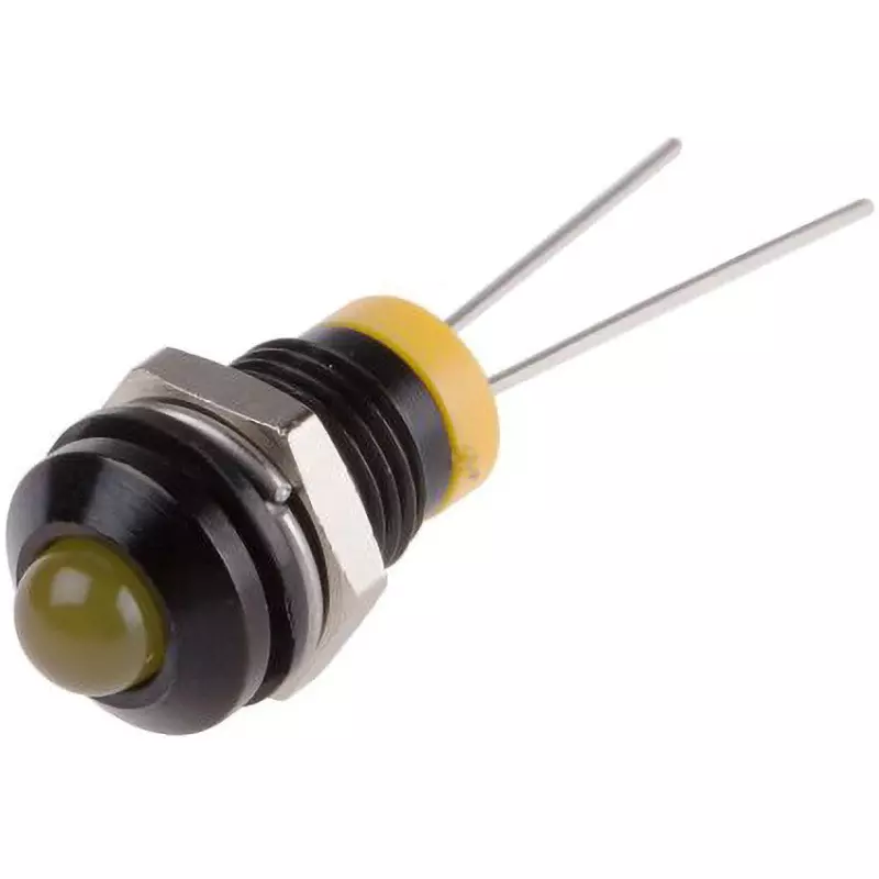 RS PRO LED Indicator Light 20 mA Rated Current Yellow, 205-347