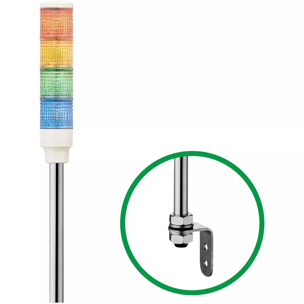 Schneider Electric LED Indicator Light AC/DC24 V Rated Voltage 2.4 W Power, LOUT-24W-4-RYGB