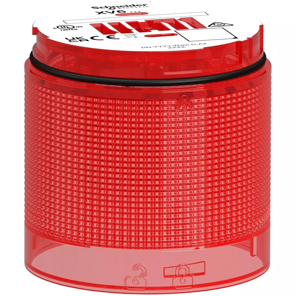 Schneider Electric LED Indicator Light Polycarbonate Resin Red, XV6C54