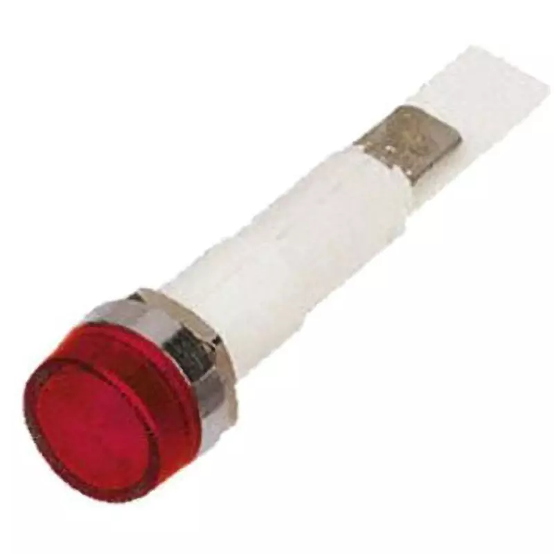 ARCOLECTRIC (BULGIN LIMITED) Arcolectric Indicator 110 ac Rated Voltage 10 mm Mounting Hole Red Light Colour, C027700NAT