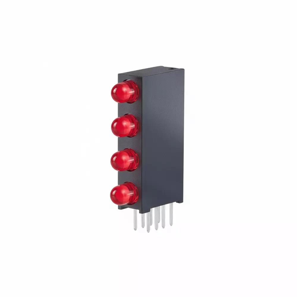 KINGBRIGHT LED Circuit Board Indicator Red Illumination Color T-1 (3 mm) LED Size 20 mA If - Forward Current, WP934SB/4ID