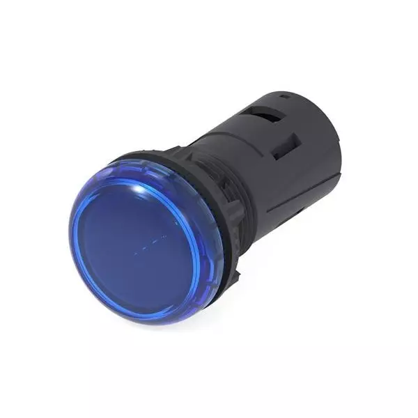 TE CONNECTIVITY LED Indicator Light Panel Mount Blue, 3-2489541-0