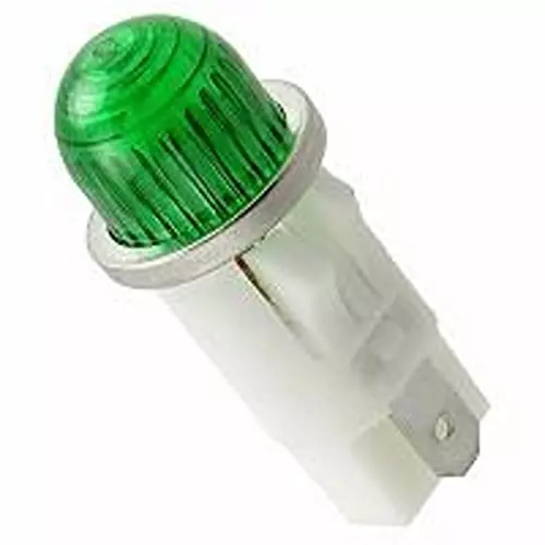 VCC LED Panel Mount Indicator Green Snap-In Mount 28 V Vf - Forward Voltage 25 mA If - Forward Current, 1092QA5-28V