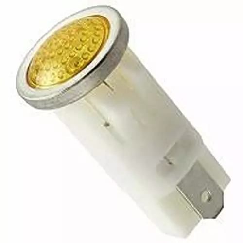 VCC LED Panel Mount Indicator Amber Snap-In Mount 125 V Vf - Forward Voltage 25 mA If - Forward Current, 1092QD3-125VAC