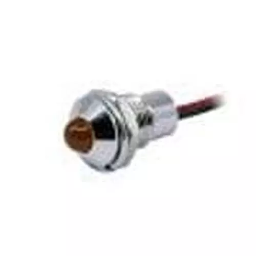 VCC LED Panel Mount Indicator Amber 592 nm Wavelength/Colour Temperature, L6-1-3048-0000-B-I