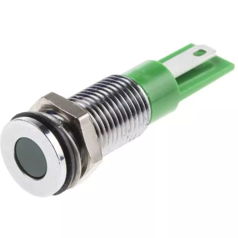 RS PRO LED Indicator Light 20 mA Rated Current Green, 913-8716