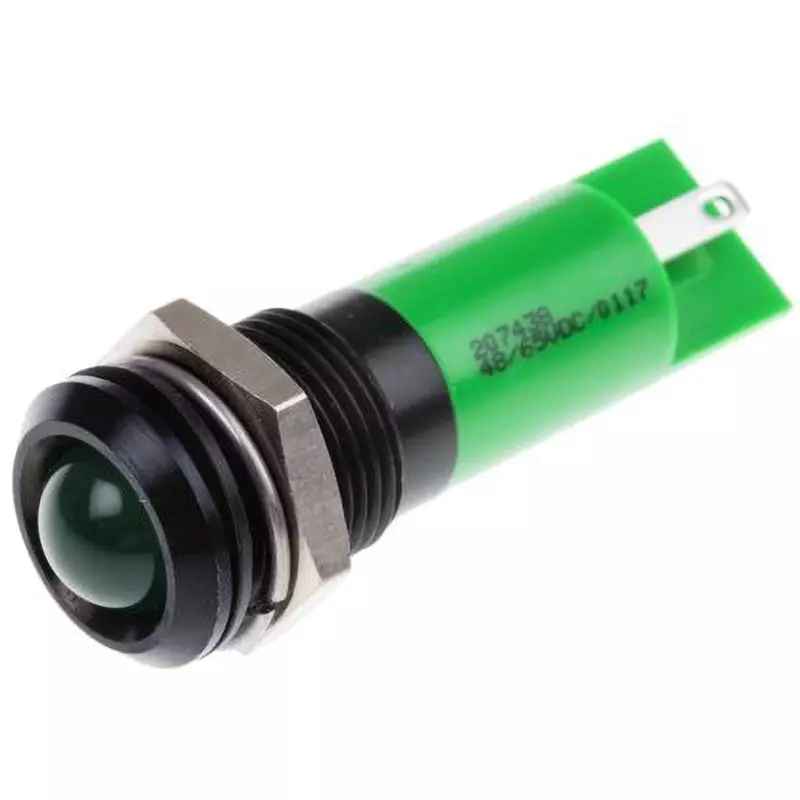 RS PRO LED Indicator Light 16 mA Rated Current Green, 207-438