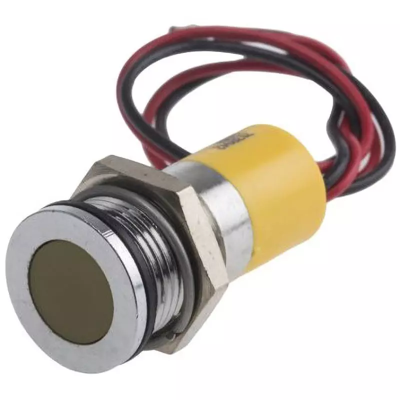 RS PRO LED Indicator Light 20 mA Rated Current Yellow, 703-8942