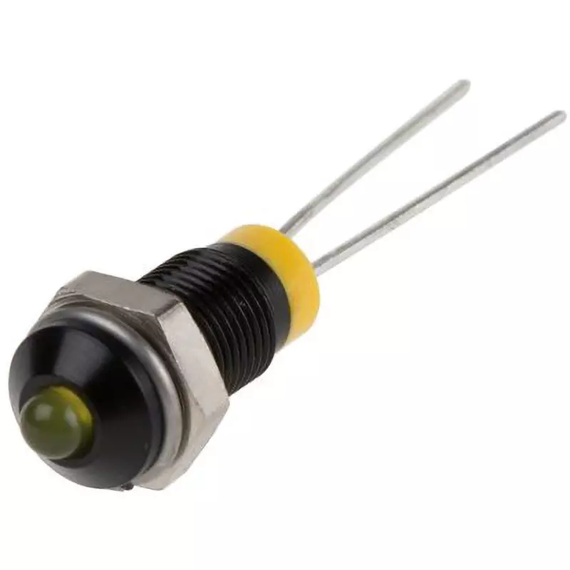 RS PRO LED Indicator Light 20 mA Rated Current Yellow, 211-796