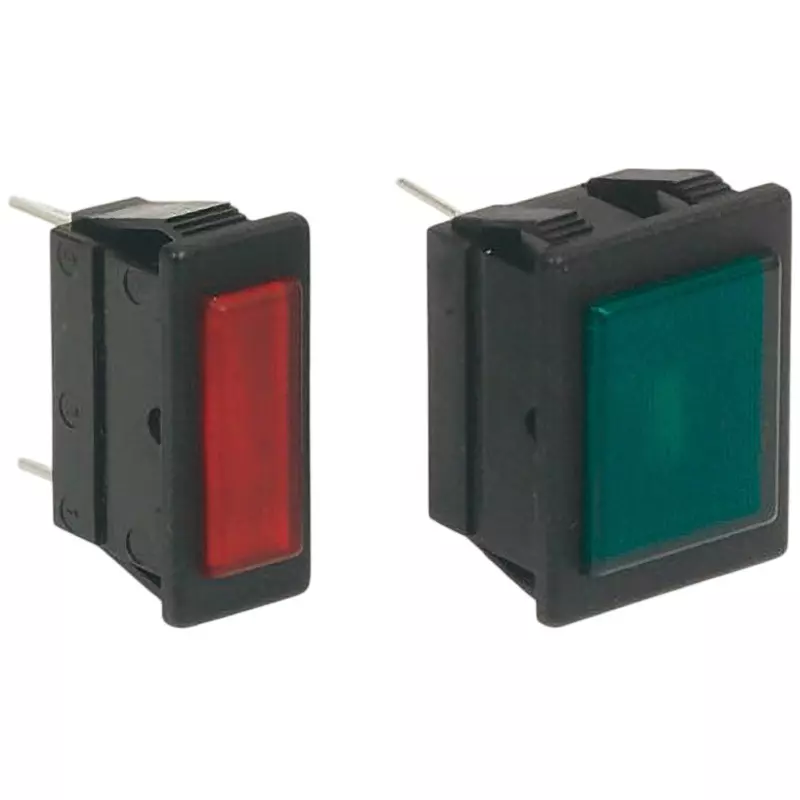 ARCOLECTRIC (BULGIN LIMITED) Arcolectric Indicator 230 ac Rated Voltage Green Light Colour 30x11 Mounting, C0430ALNAC