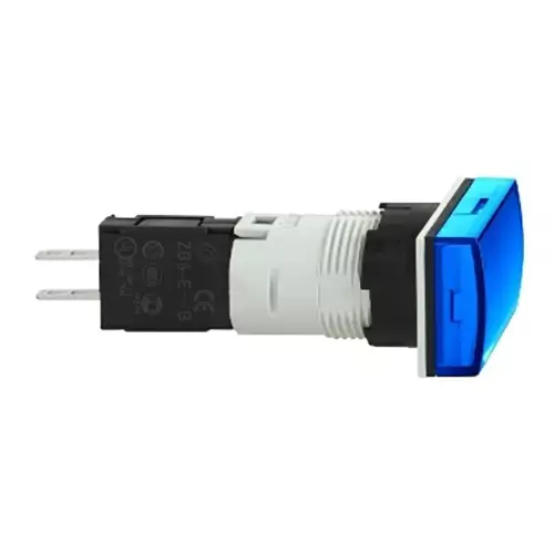 Sibass Electric Rectangle Pilot Lamp Blue 24/220 V AC, SE-TA16-CJ (Pack of 200)