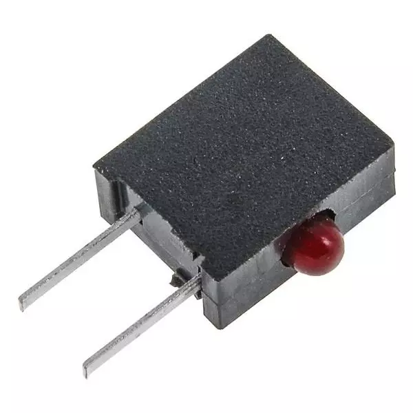 BROADCOM HLMP Series LED Circuit Board Indicator Red Illumination Color 10 mA If - Forward Current, HLMP-6000-E0010
