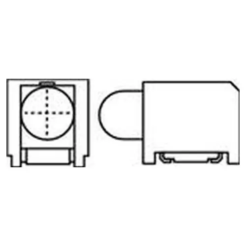 DIALIGHT 591 Series LED Circuit Board Indicator Green & Yellow Illumination Color 20 mA If - Forward Current, 591-3101-013F