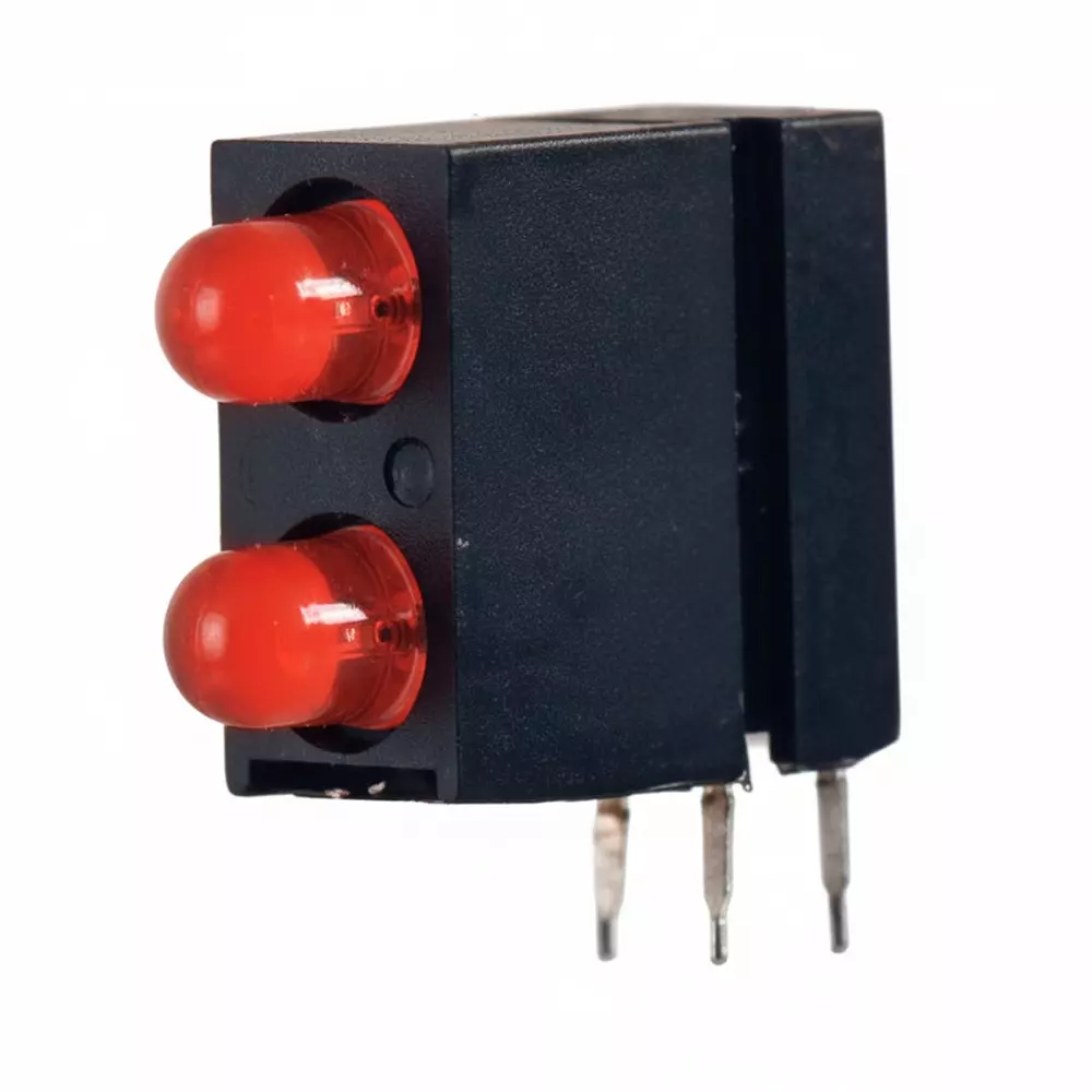 DIALIGHT 553 Series LED Circuit Board Indicator Yellow Illumination Color 10 mA If - Forward Current, 553-0103F