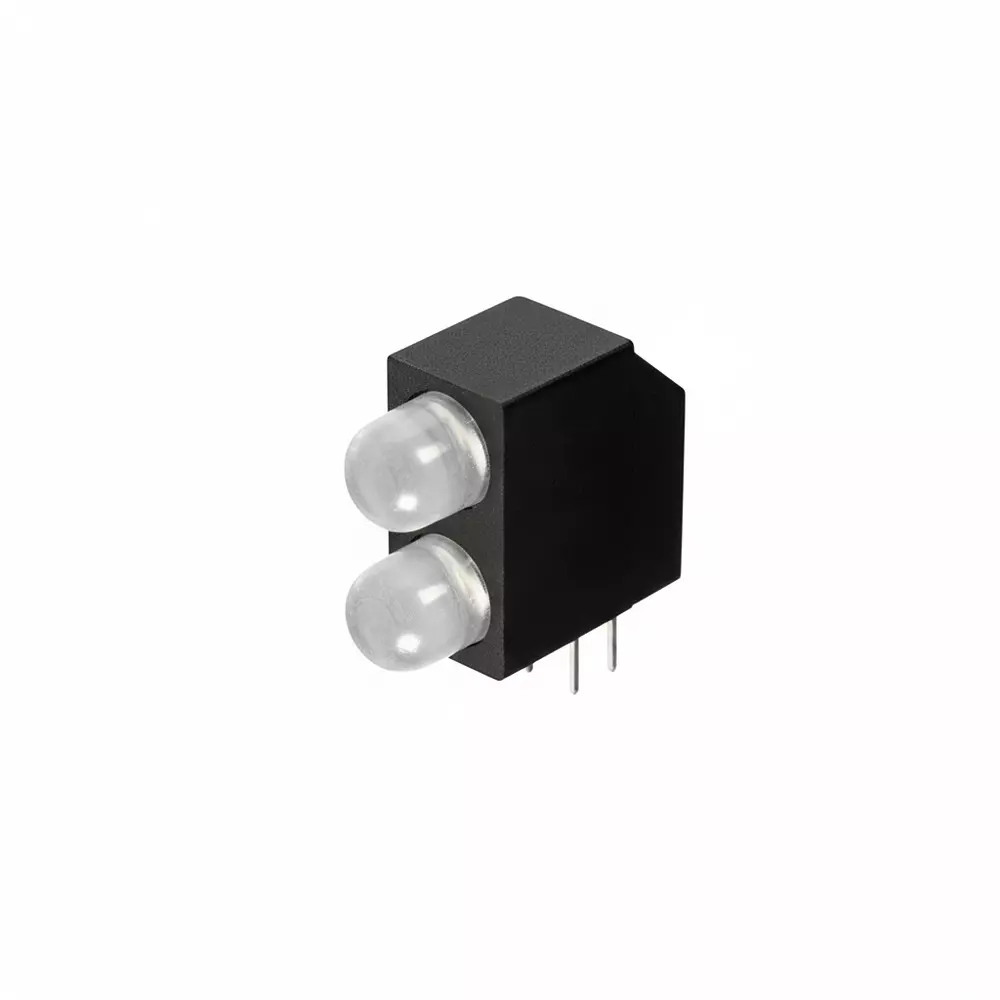 KINGBRIGHT LED Circuit Board Indicator Red & Green Illumination Color T-1 3/4 (5 mm) LED Size 20 mA If - Forward Current, WP1537CC/EGW