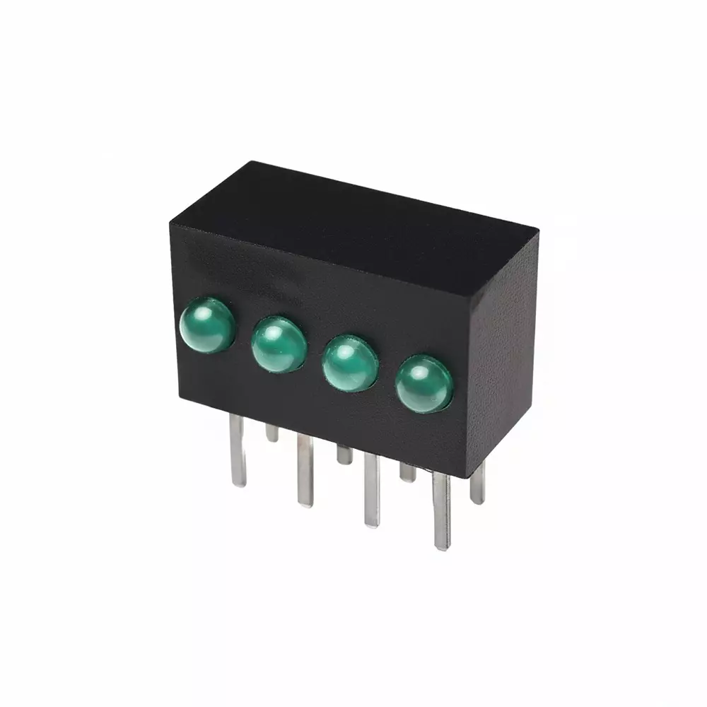 KINGBRIGHT LED Circuit Board Indicator Green Illumination Color 1.8 mm LED Size 20 mA If - Forward Current, AM2520EF/4SGD