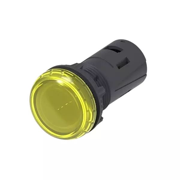 TE CONNECTIVITY LED Indicator Light Panel Mount Yellow 24 to 240 V AC, 24 to 240 V DC, 2-2489541-1