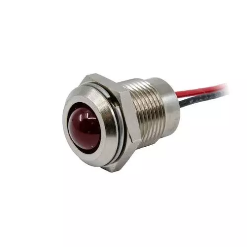 VCC LED Panel Mount Indicator Red Front Mount 2 V Vf - Forward Voltage 20 mA If - Forward Current, CL-1-2006-0240-I