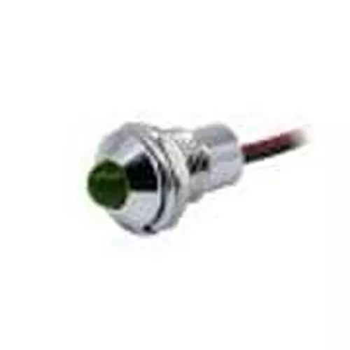 VCC LED Panel Mount Indicator Green 520 nm Wavelength/Colour Temperature, L6-1-3047-9920-B-I