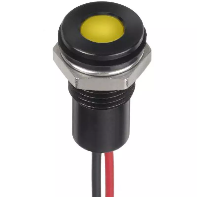 RS PRO LED Indicator Light 20 mA Rated Current Yellow, 132-9150