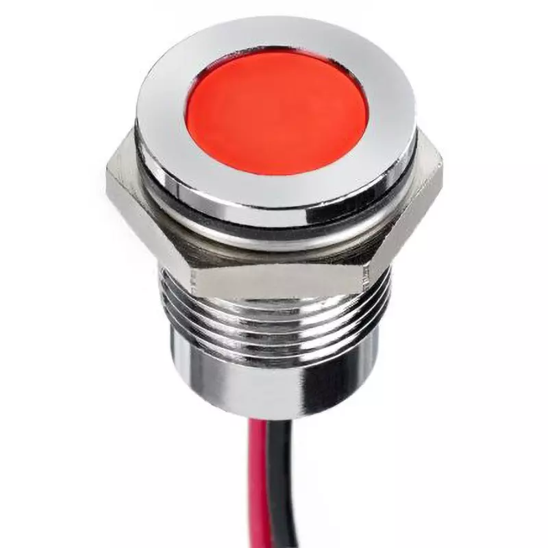 RS PRO LED Indicator Light 20 mA Rated Current Red, 130-1100