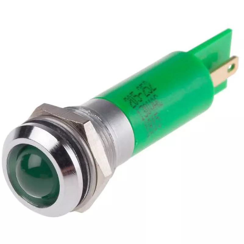RS PRO LED Indicator Light 6 mA Rated Current Green, 205-252