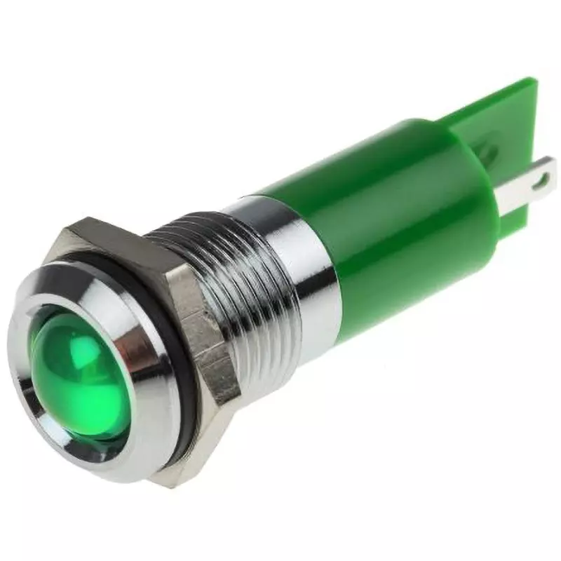 RS PRO LED Indicator Light 3 mA Rated Current Green, 848-4598