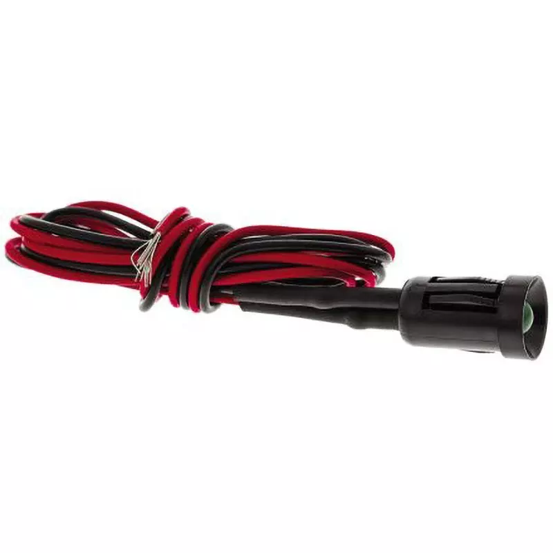 RS PRO LED Indicator Light 20 mA Rated Current Green, 204-091