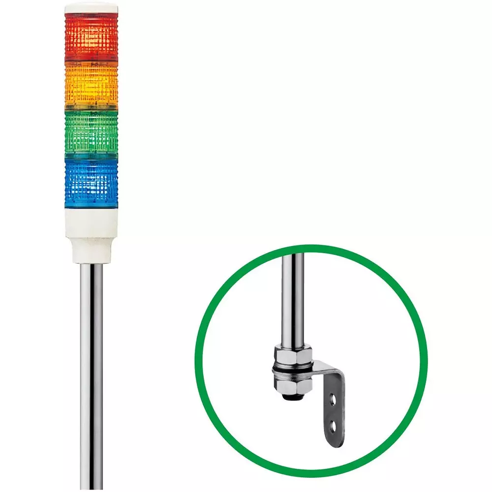 Schneider Electric LED Indicator Light AC/DC24 V Rated Voltage 2.4 W Power, LOUT-24-4-RYGB