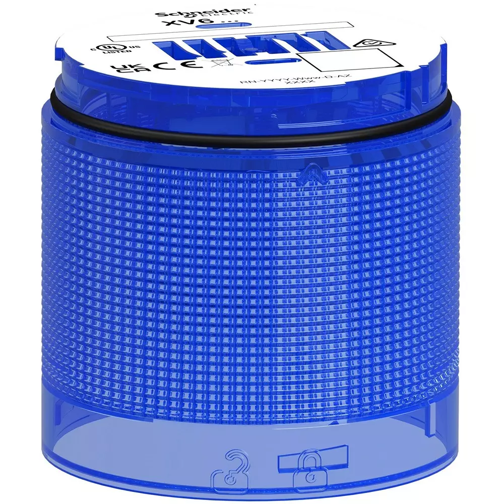 Schneider Electric LED Indicator Light Polycarbonate Resin Blue, XV6C56
