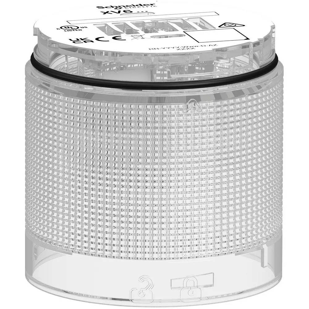 Schneider Electric LED Indicator Light Polycarbonate Resin White, XV6C67
