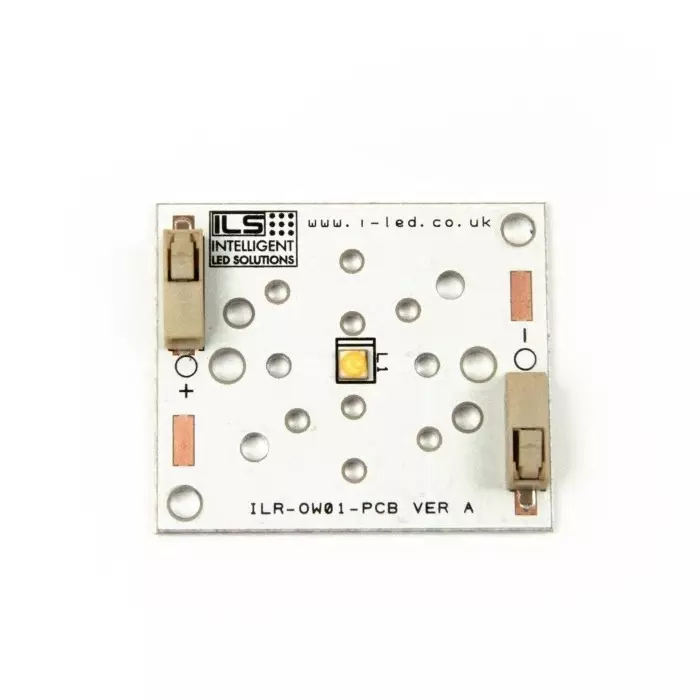 Intelligent LED Solutions , Stanley UVA LEDiL Series UV LED, 370 nm 710m W 130 ° Through Hole, ILR-4E01-Z365-LEDIL-SC201.