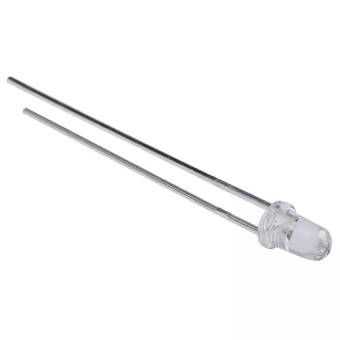 BIVAR UV LED 405 Nm 20 mW 15° 2-Pin Through Hole Package, UV3TZ-405-15 (Pack of 2 Pcs)
