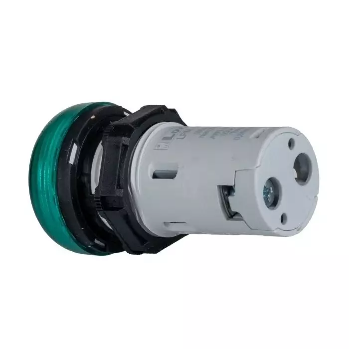 Lovato LPML, Panel Mount Green LED Pilot Light, 22 mm Cutout, IP66, IP67, IP69K, Round, 380-415V, LPMLP3