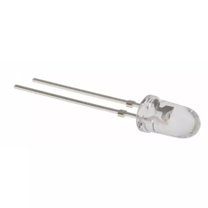 Nichia 3.1 V White LED 5 mm Through Hole, NSPW500GS-K1 (Pack of 5)