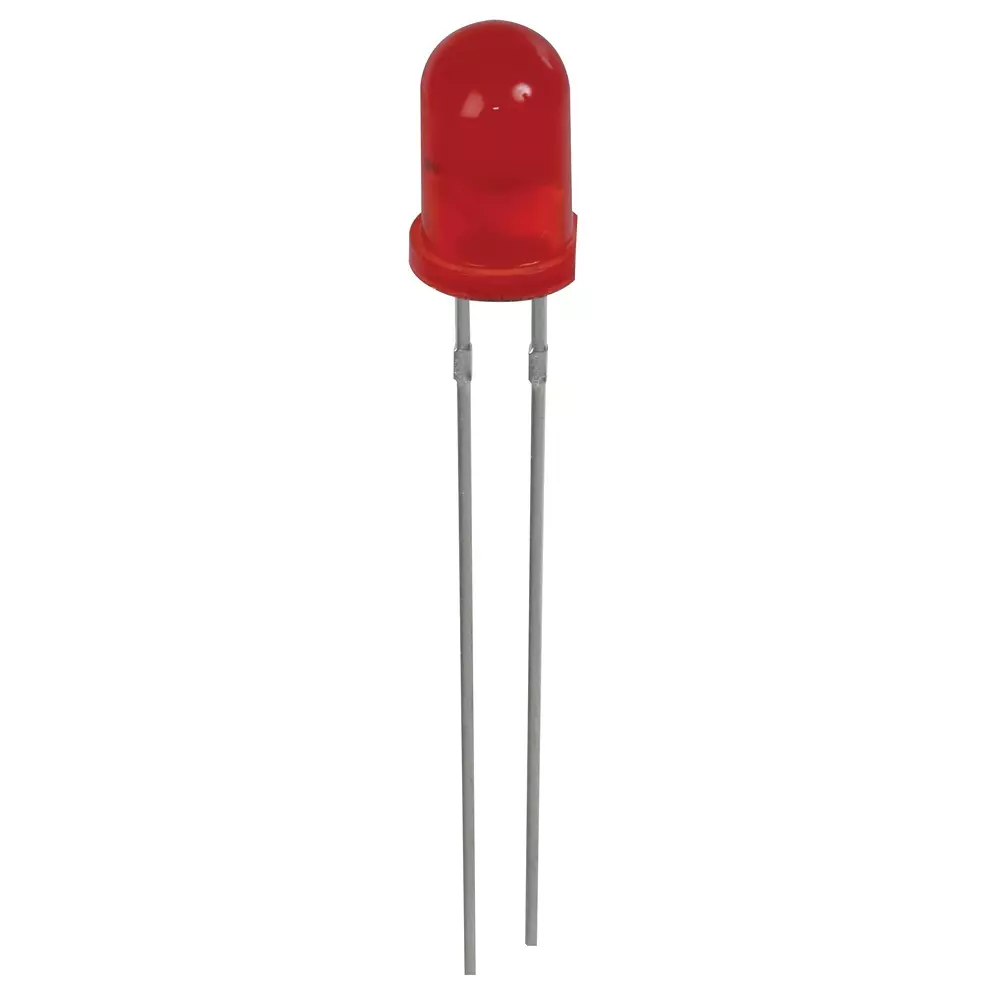 MULTICOMP PRO Standard Single Color LED 20 mcd Luminous Intensity 45° Viewing Angle, MP008012 (Pack of 5)