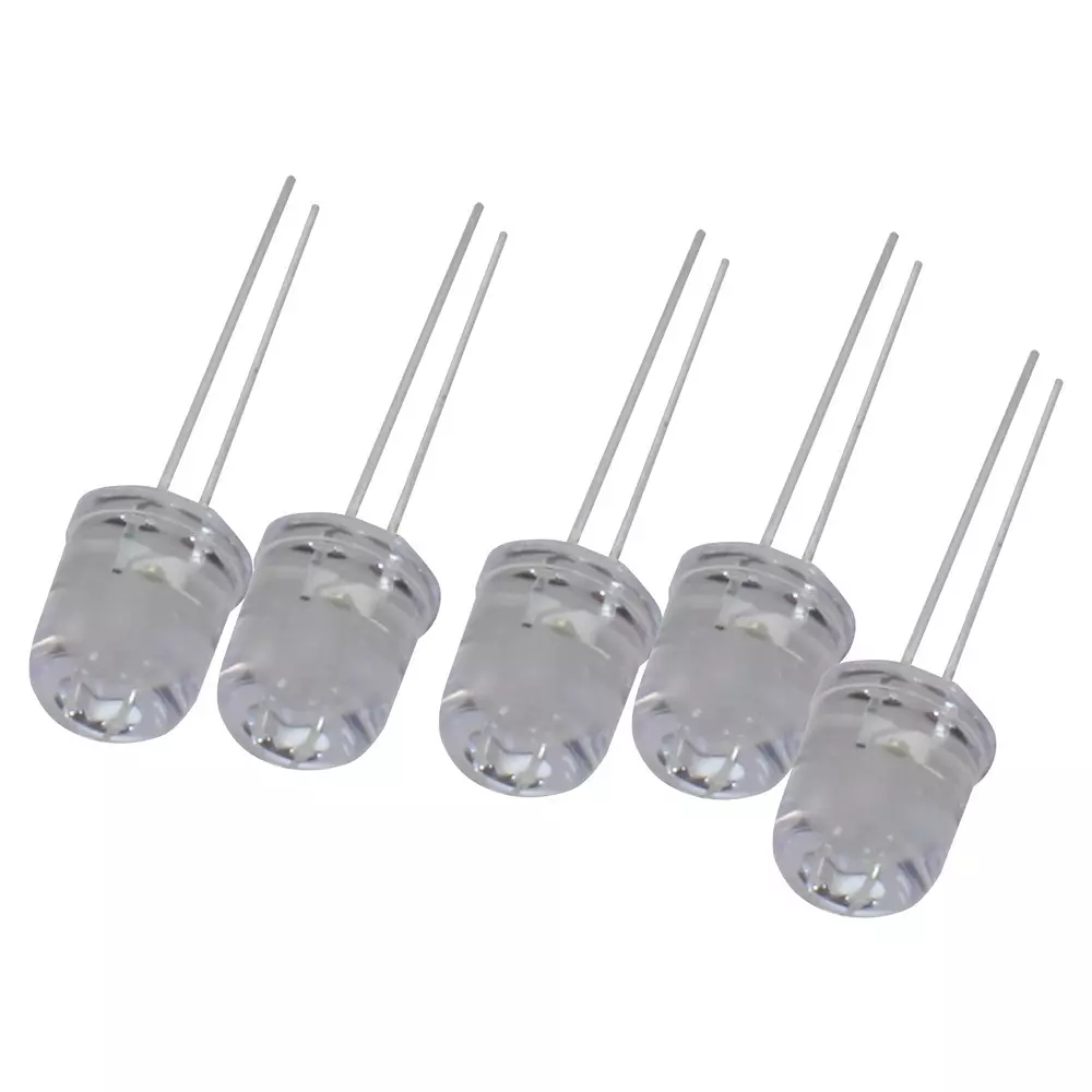 MULTICOMP PRO Standard Single Color LED 12 cd Luminous Intensity 30° Viewing Angle, MP-703-1071 (Pack of 40)