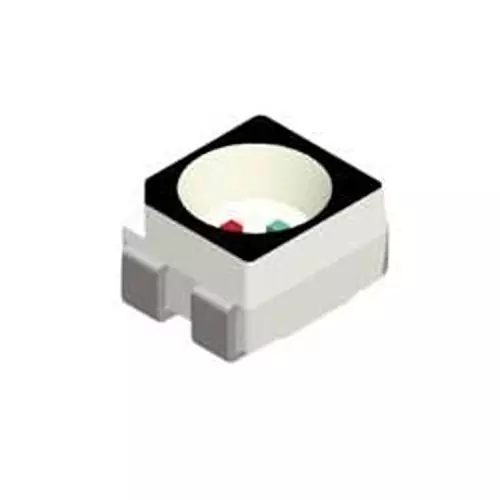 DIALIGHT Bi-Color LEDs SMD/SMT Yellow & Green Round Lens Shape, 597-7721-207F