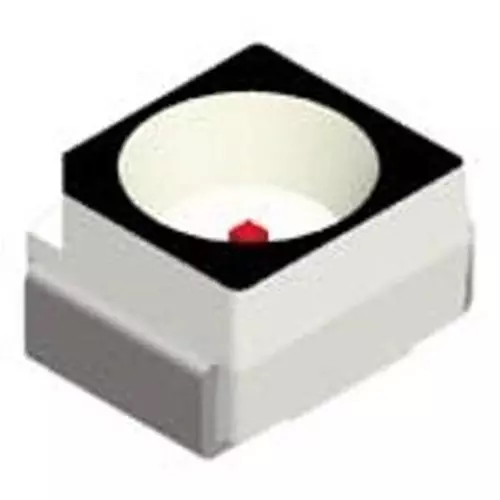 DIALIGHT LEDs SMD/SMT Red Rectangular Lens Shape, 597-3006-607F